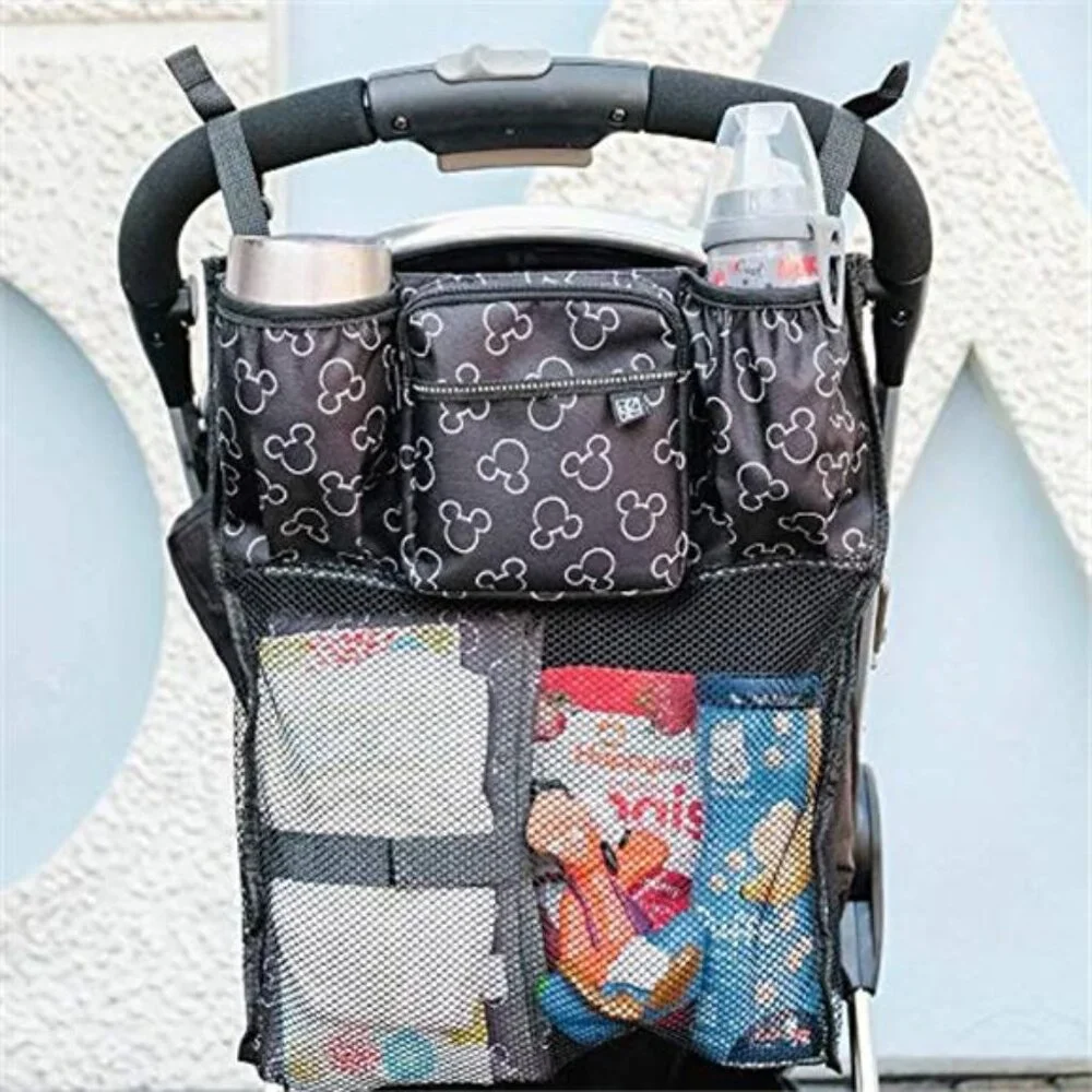 Disney Baby Stroller Organizer Bag Cups N Cargo Universal Fit Travel Cup Holder